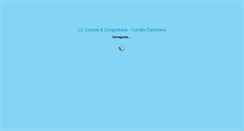 Desktop Screenshot of cccursos.com.br
